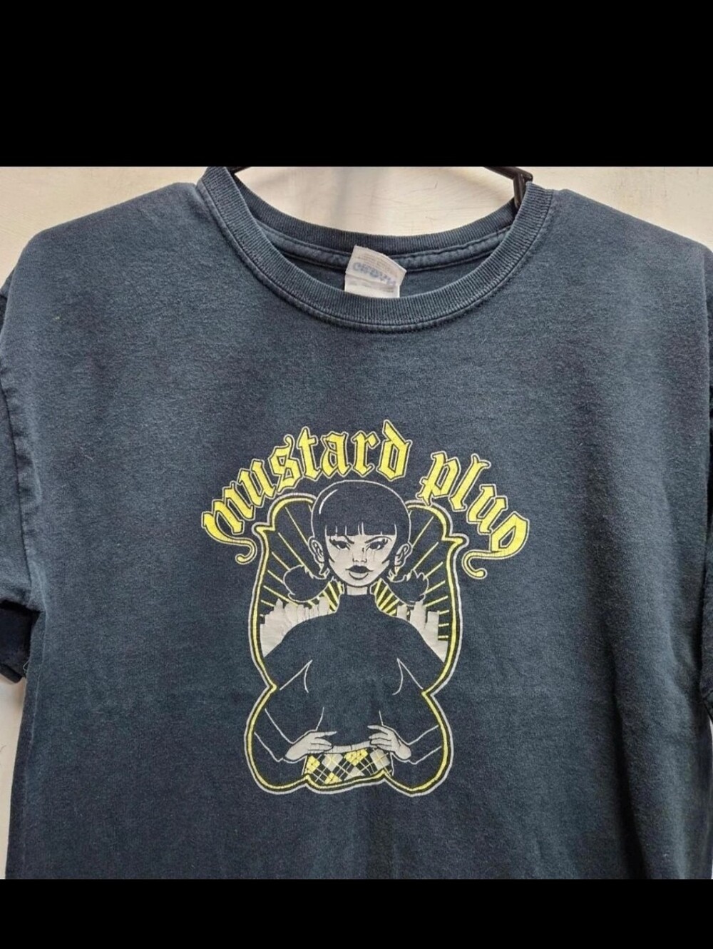 Mustard Plug Vintage Y2K Punk Ska Band Graphic Tee Shirt Youth Lg Womens Med